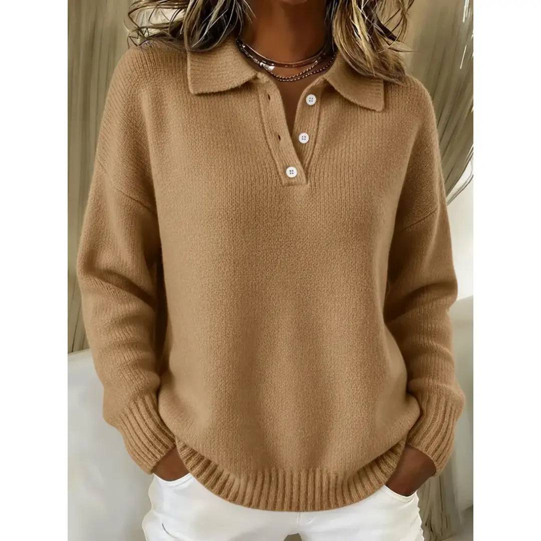 Marina | Sweater Suave Tipo Polo