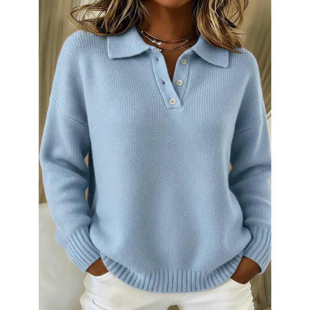 Marina | Sweater Suave Tipo Polo