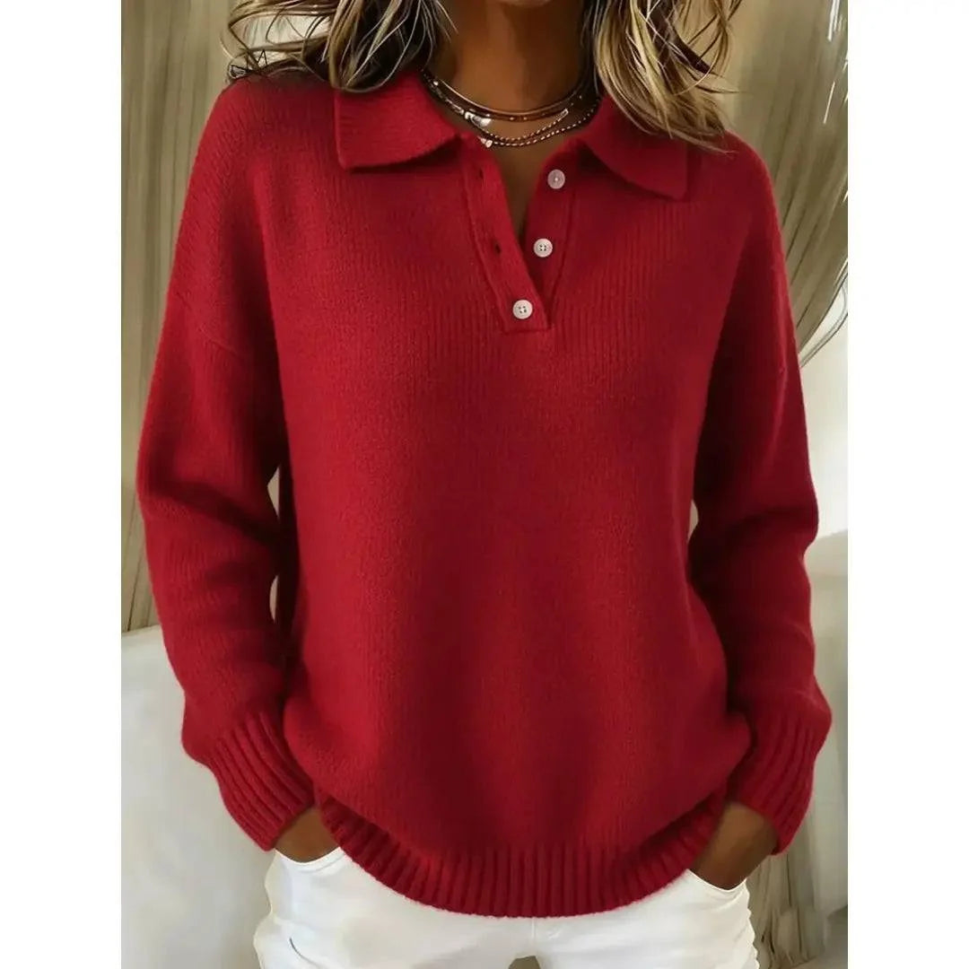 Marina | Sweater Suave Tipo Polo
