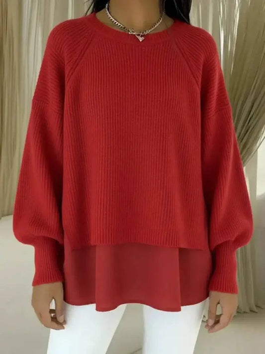 Casilda | Sweater Efecto Dos Capas