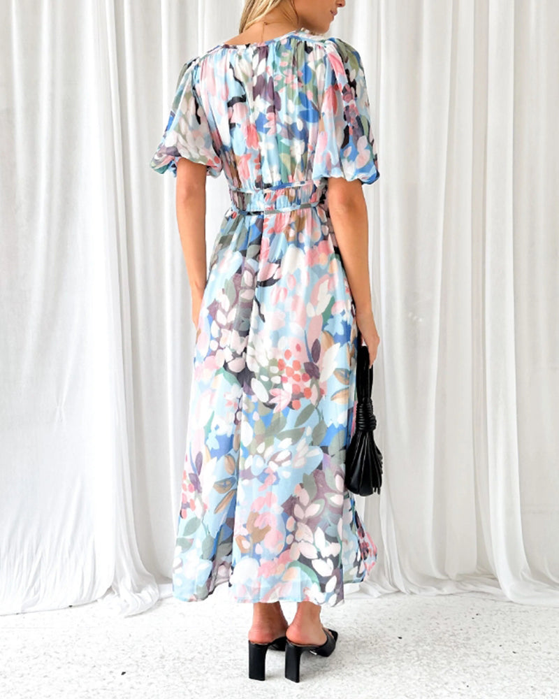 Celine | Vestido con Estampado de Flores