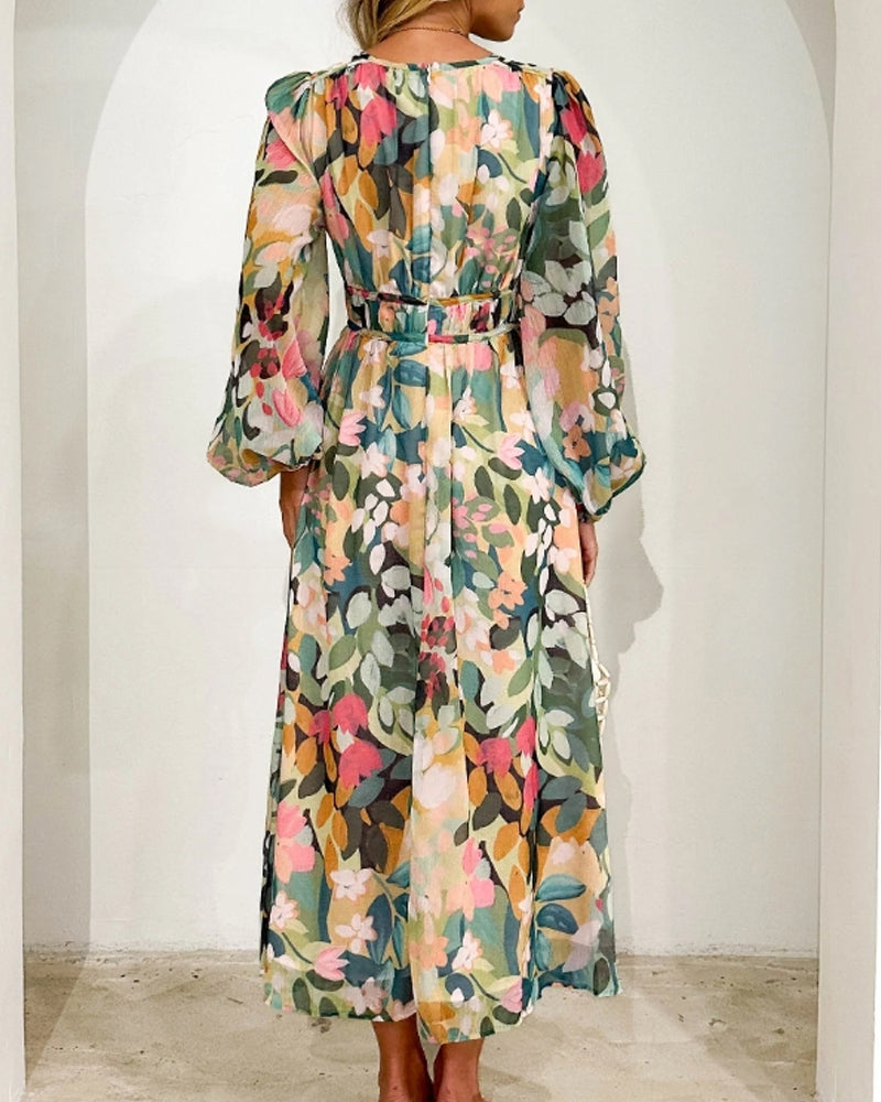 Celine | Vestido con Estampado de Flores