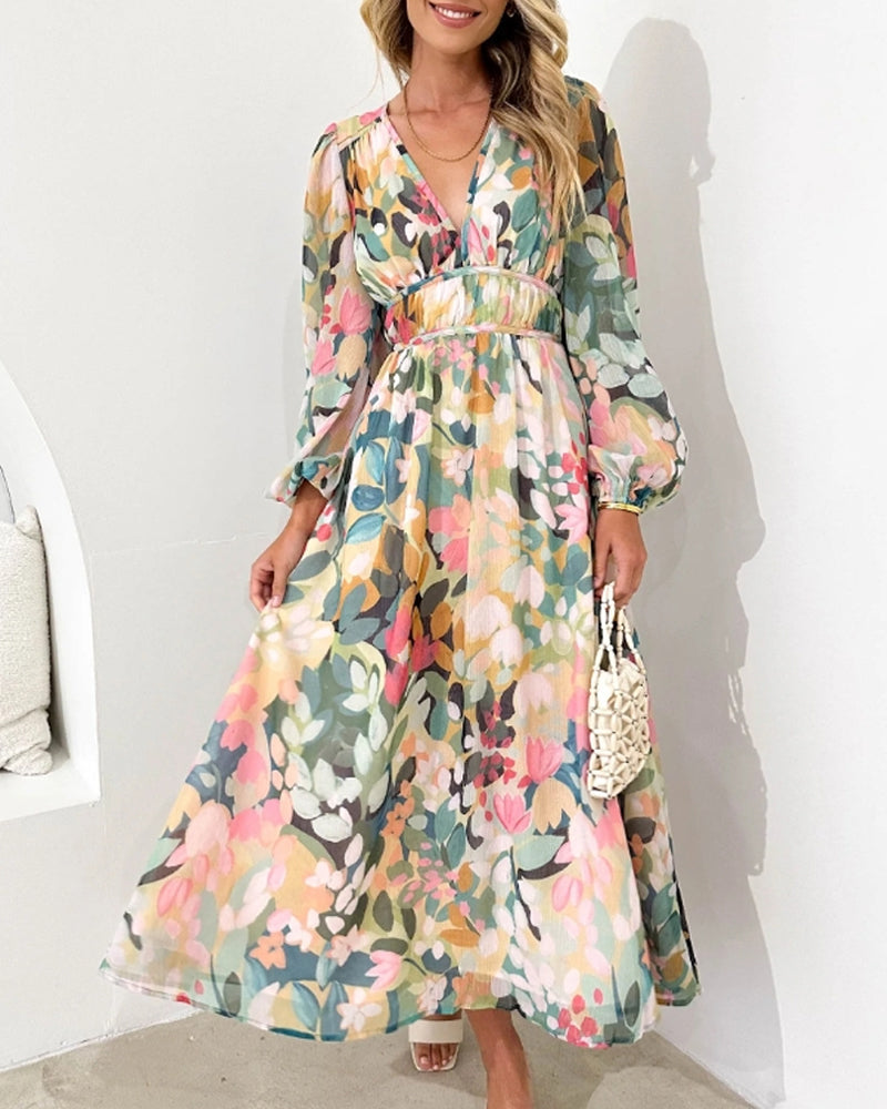 Celine | Vestido con Estampado de Flores