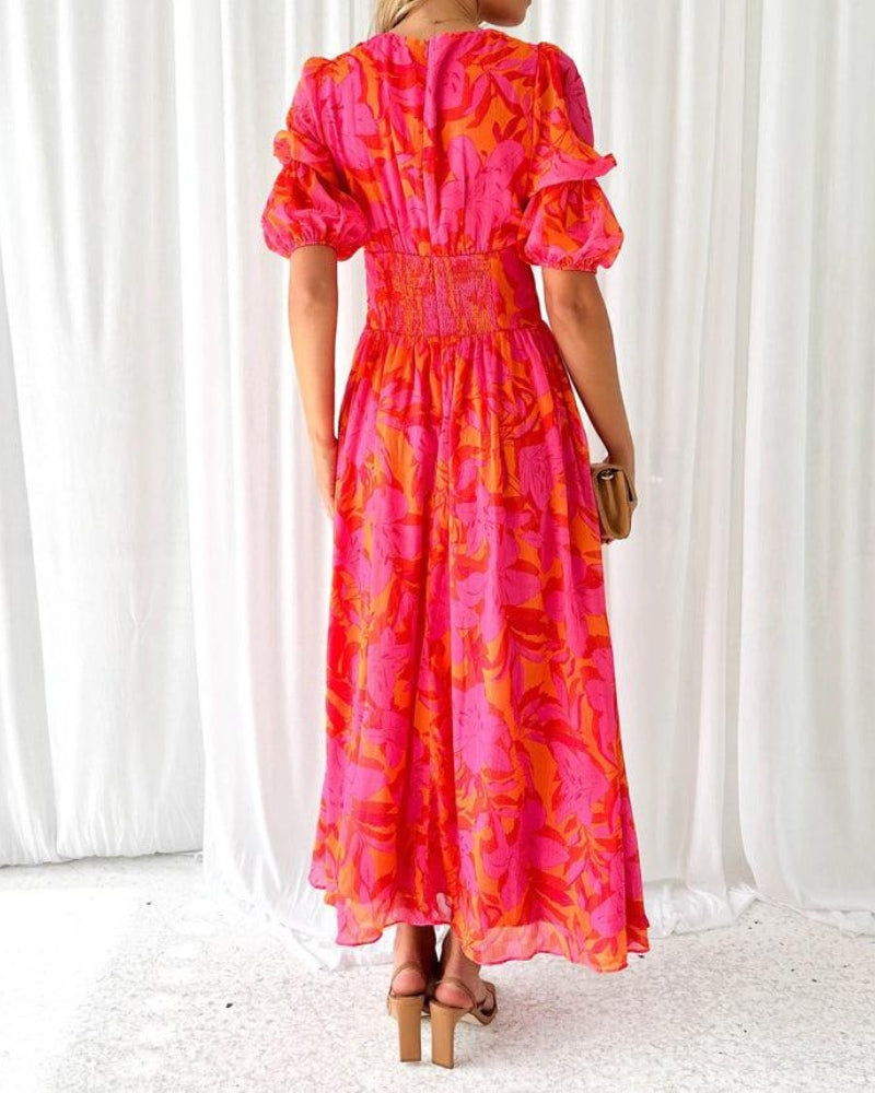 Amara | Vestido Largo Color Sol