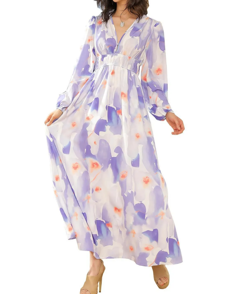Celine | Vestido con Estampado de Flores
