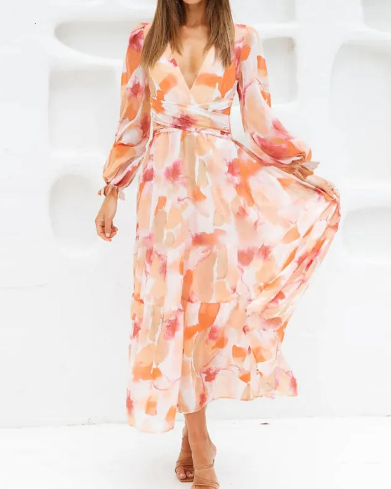 Celine | Vestido con Estampado de Flores