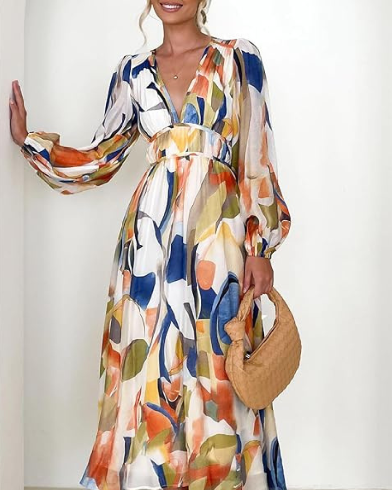 Celine | Vestido con Estampado de Flores