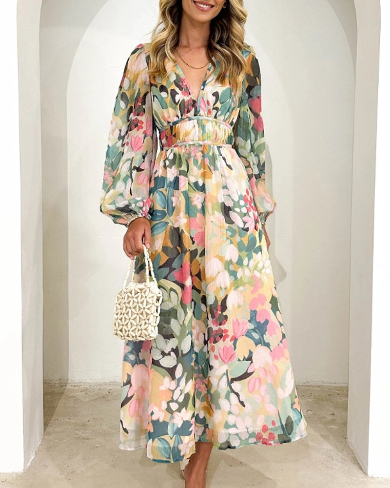 Celine | Vestido con Estampado de Flores