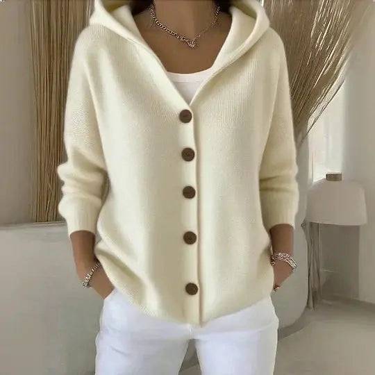 Rocío | Cárdigan Tejido con Gorro