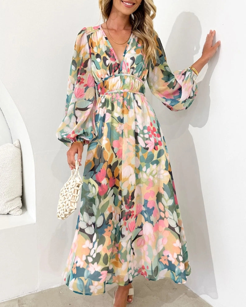 Celine | Vestido con Estampado de Flores