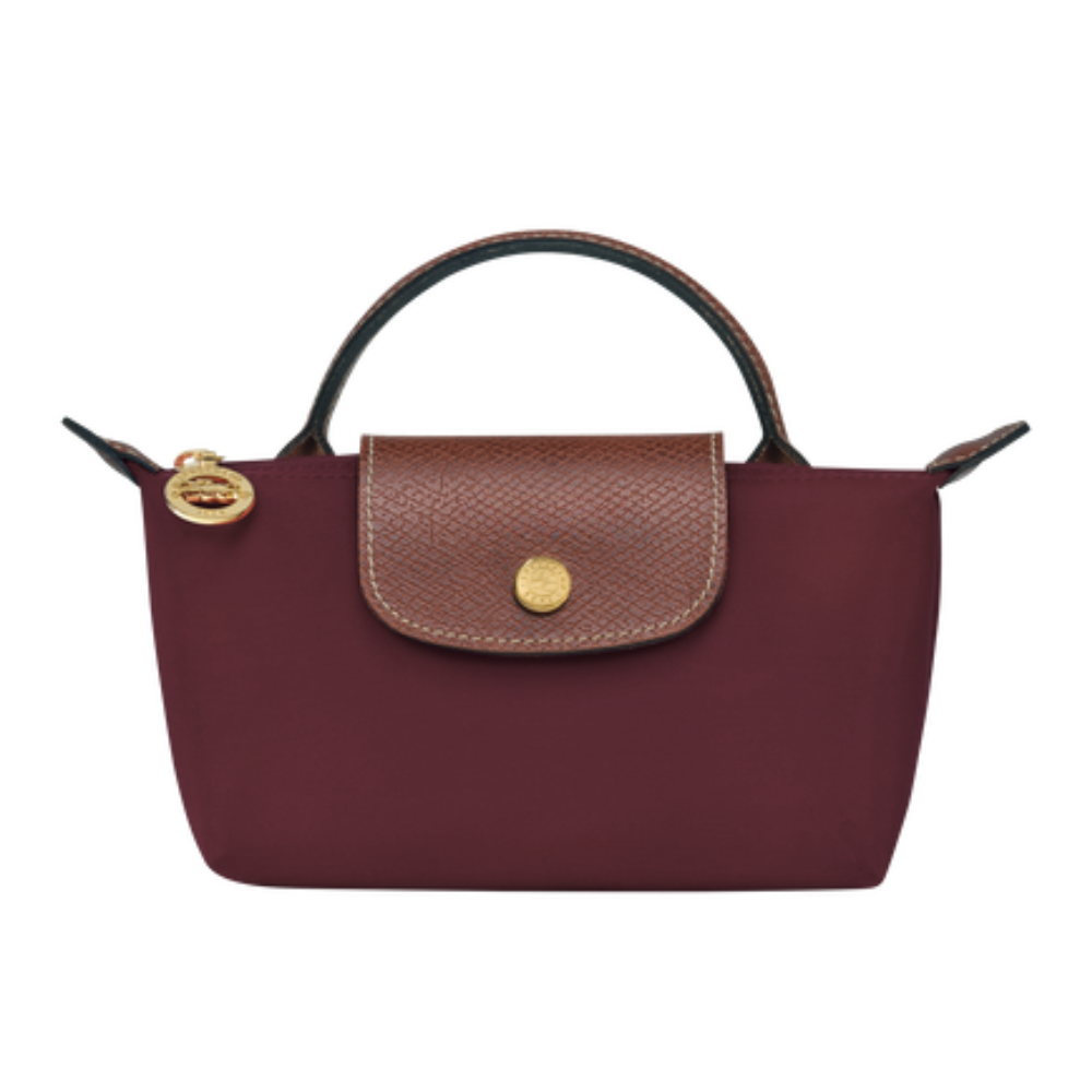 Mini Bolso Élan Rojo Burdeos, Correa incluida