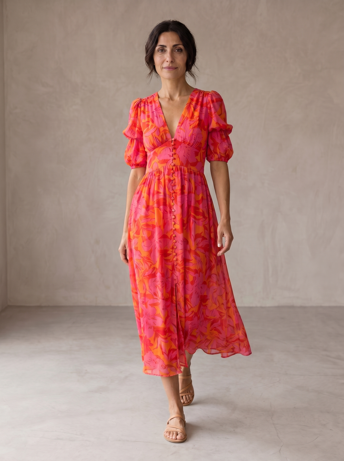 Amara | Vestido Largo Color Sol