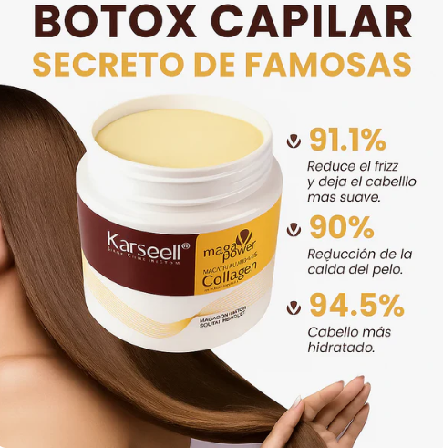 Botox Karseell™ El secreto para un cabello natural y radiante